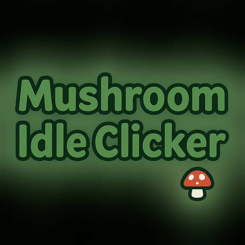Mushroom Idle Clicker Logo